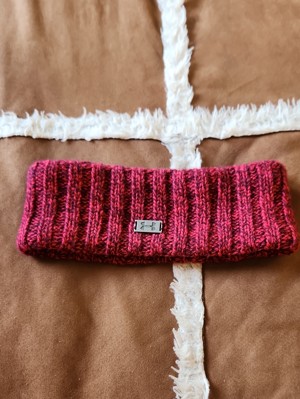 Under Armour Women’s Pink-Red Knit Headband